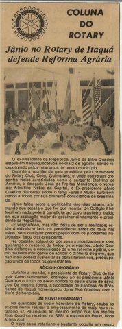 Janio Quadros no Rotary