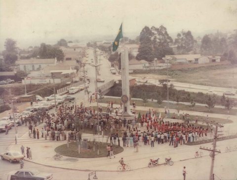 Inauguração do obelisco do Rotary