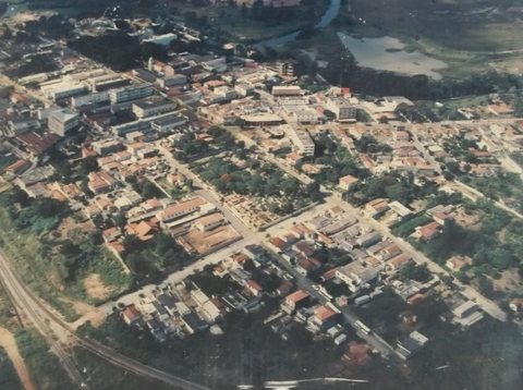 Foto aérea de Itaquá