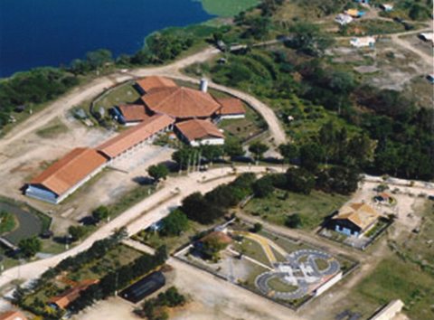 Vista aérea do Parque Ecológico