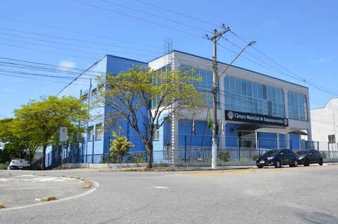 Prédio atual onde funciona a Câmara desde 2013, na Rua Vereador José Barbosa de Araújo, nº 237, na Vila Virgínia. (Acervo da Câmara)